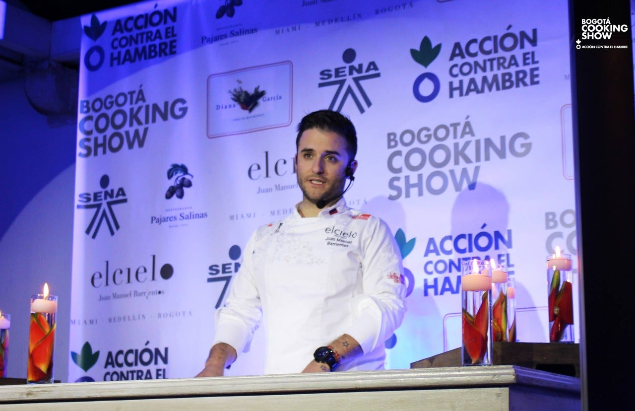 Cheff colombiano Juan Manuel Barrientos