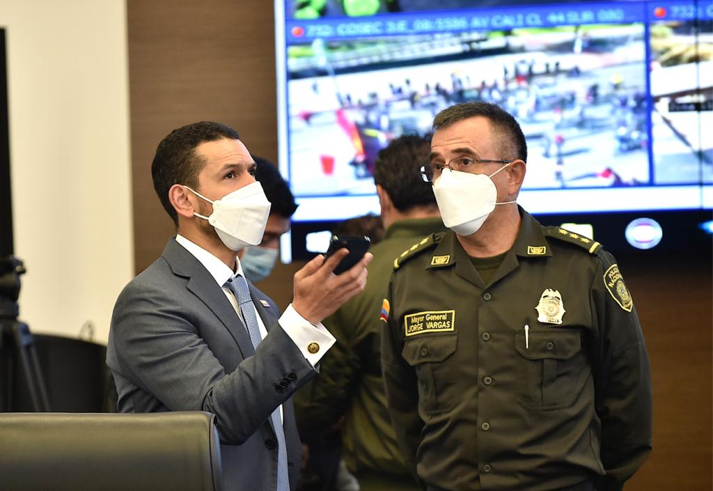 Daniel Palacios, ministro del Interior y director de la Policía