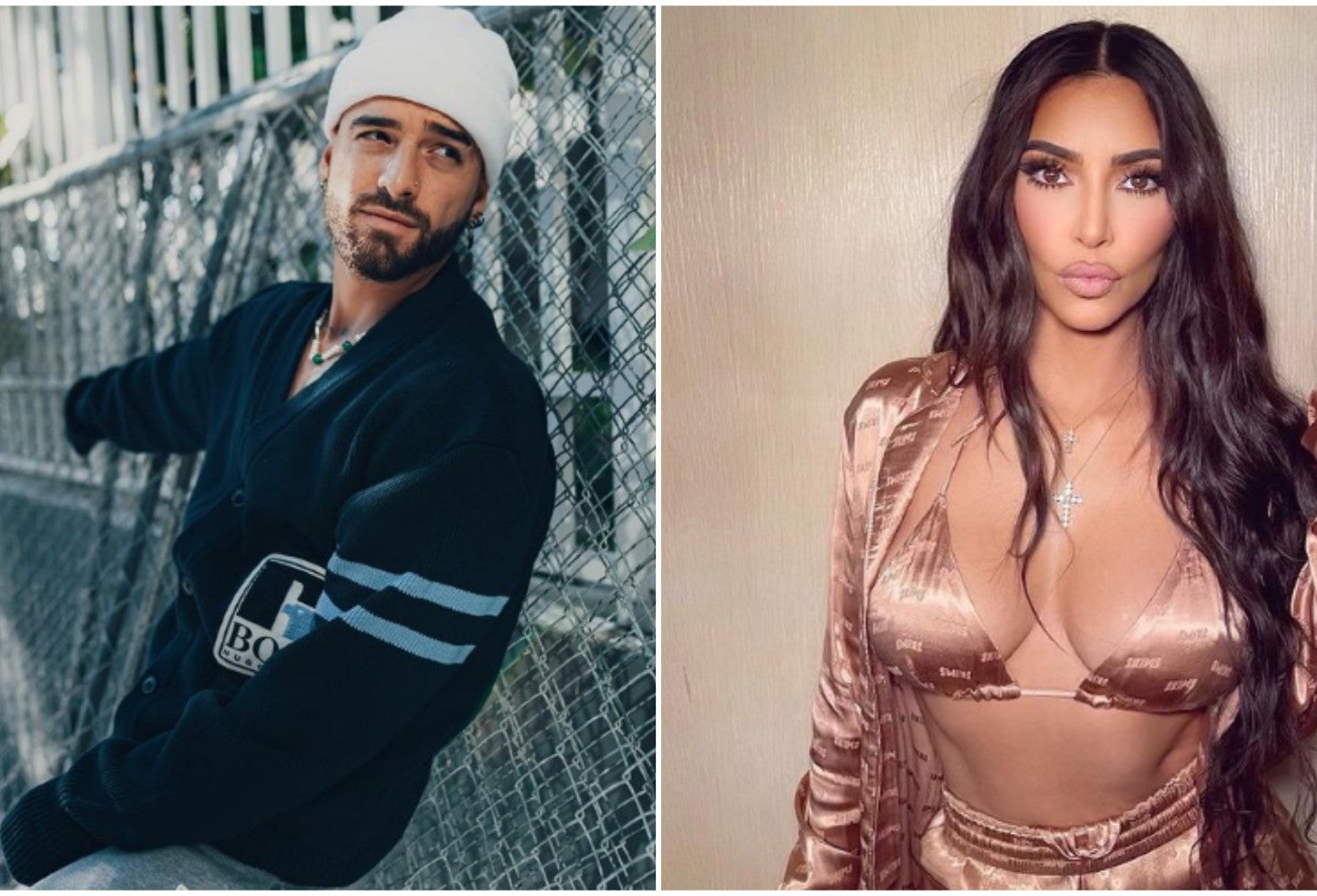 Maluma y Kim Kardashian