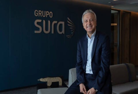 Presidente del Grupo Sura, Gonzalo Pérez.