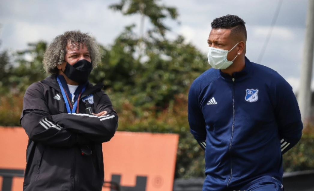 Alberto Gamero y Fredy Guarín