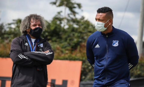 Alberto Gamero y Fredy Guarín