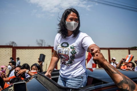 Keiko Fujimori, candidata a la presidencia del Perú