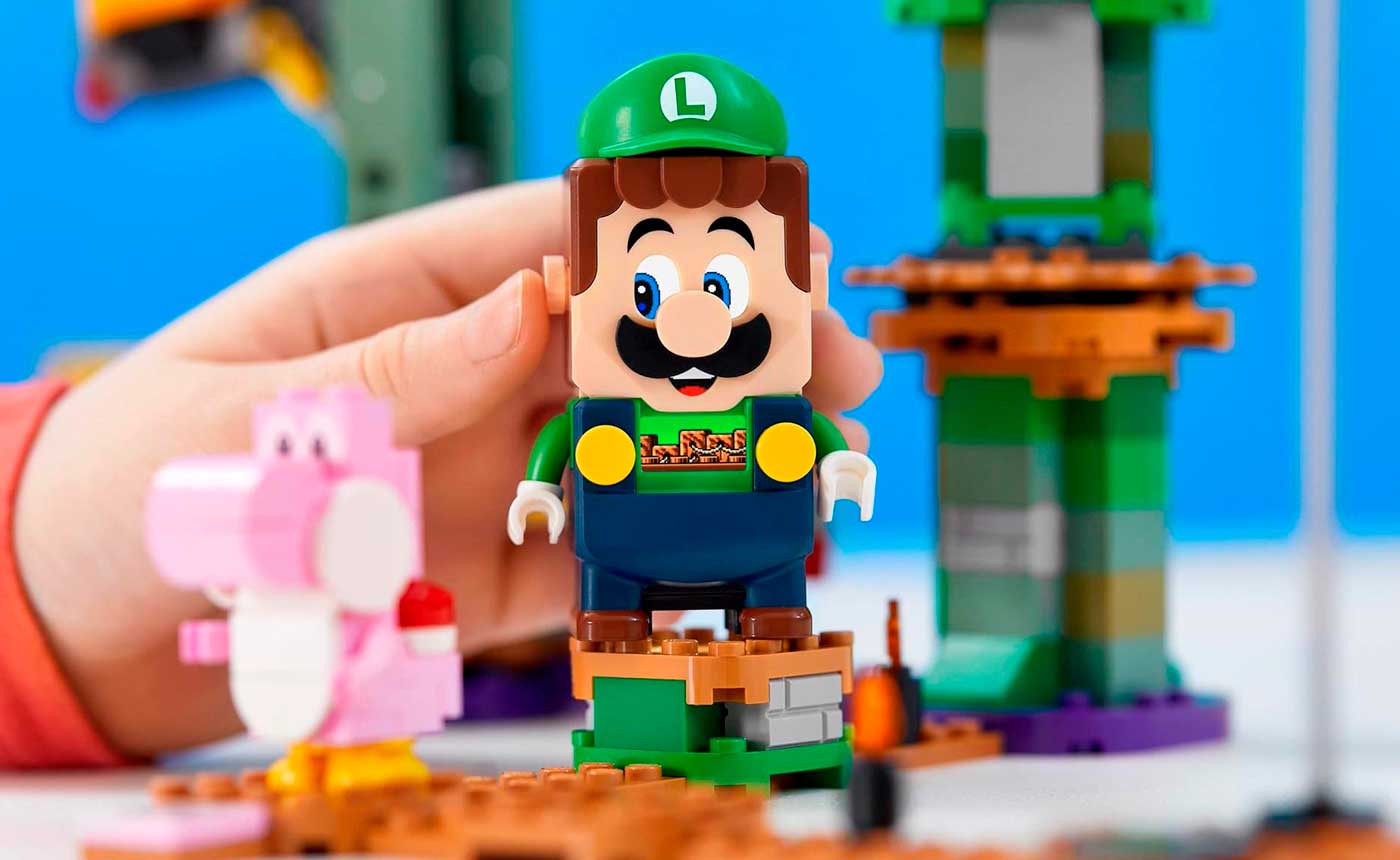 Lego Luigi, nueva figura de Lego Super Mario