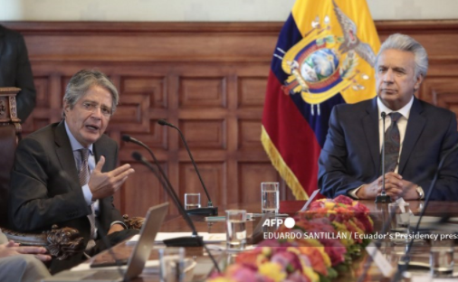 Guillermo Lasso y Lenín Moreno