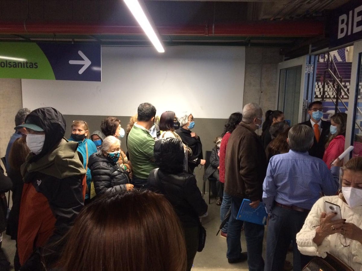 Vacunación en Movistar Arena