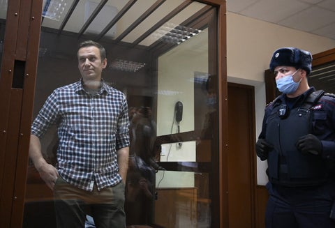 Alexei Navalni, opositor ruso en audiencia