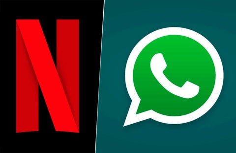 WhatsApp y Netflix