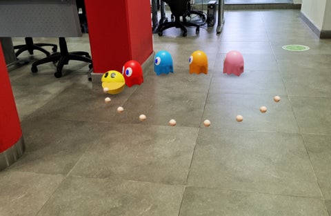 PacMan en realidad aumentada