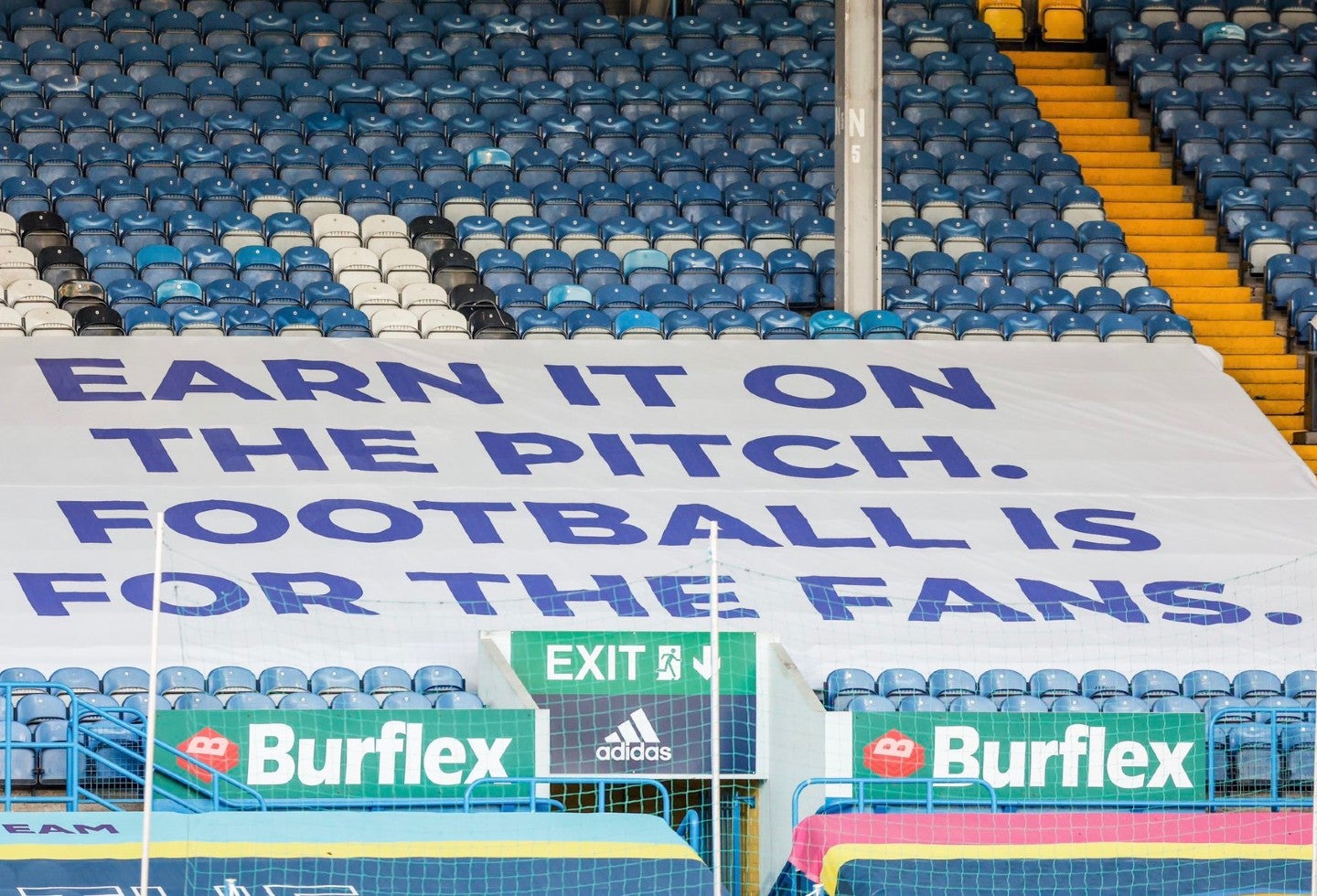 Pancarta Leeds United