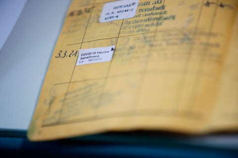 Certificado de vacunación Europa