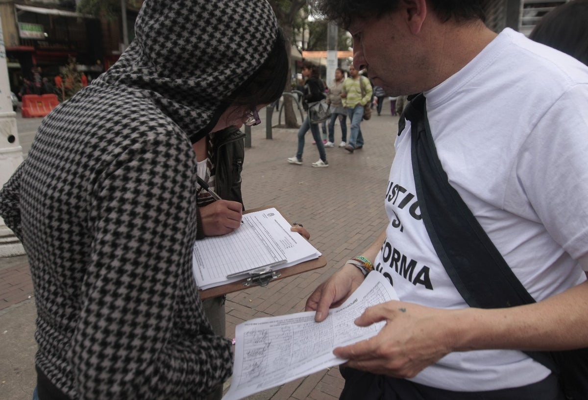 Recolección de firmas