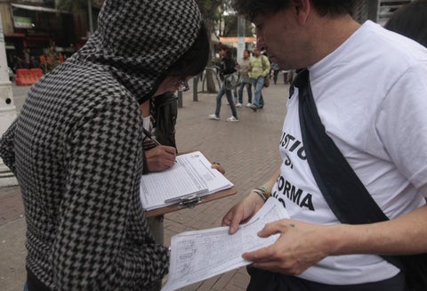 Recolección de firmas