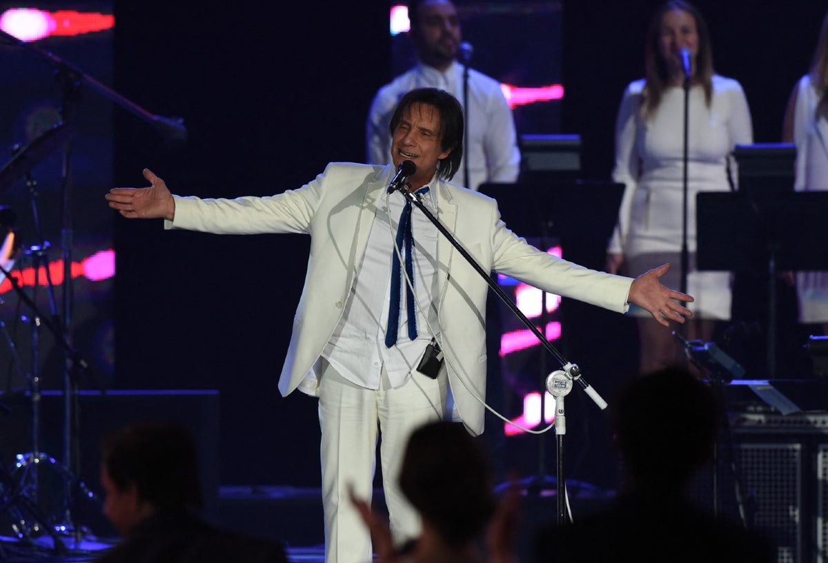 Roberto Carlos, cantante brasileño