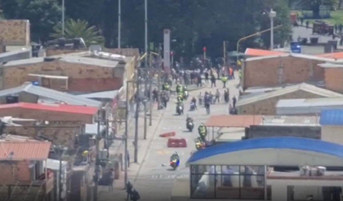 Protestas en Suba en paro nacional 28 de abril
