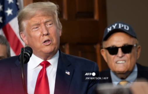 Donald Trump y Rudy Giuliani