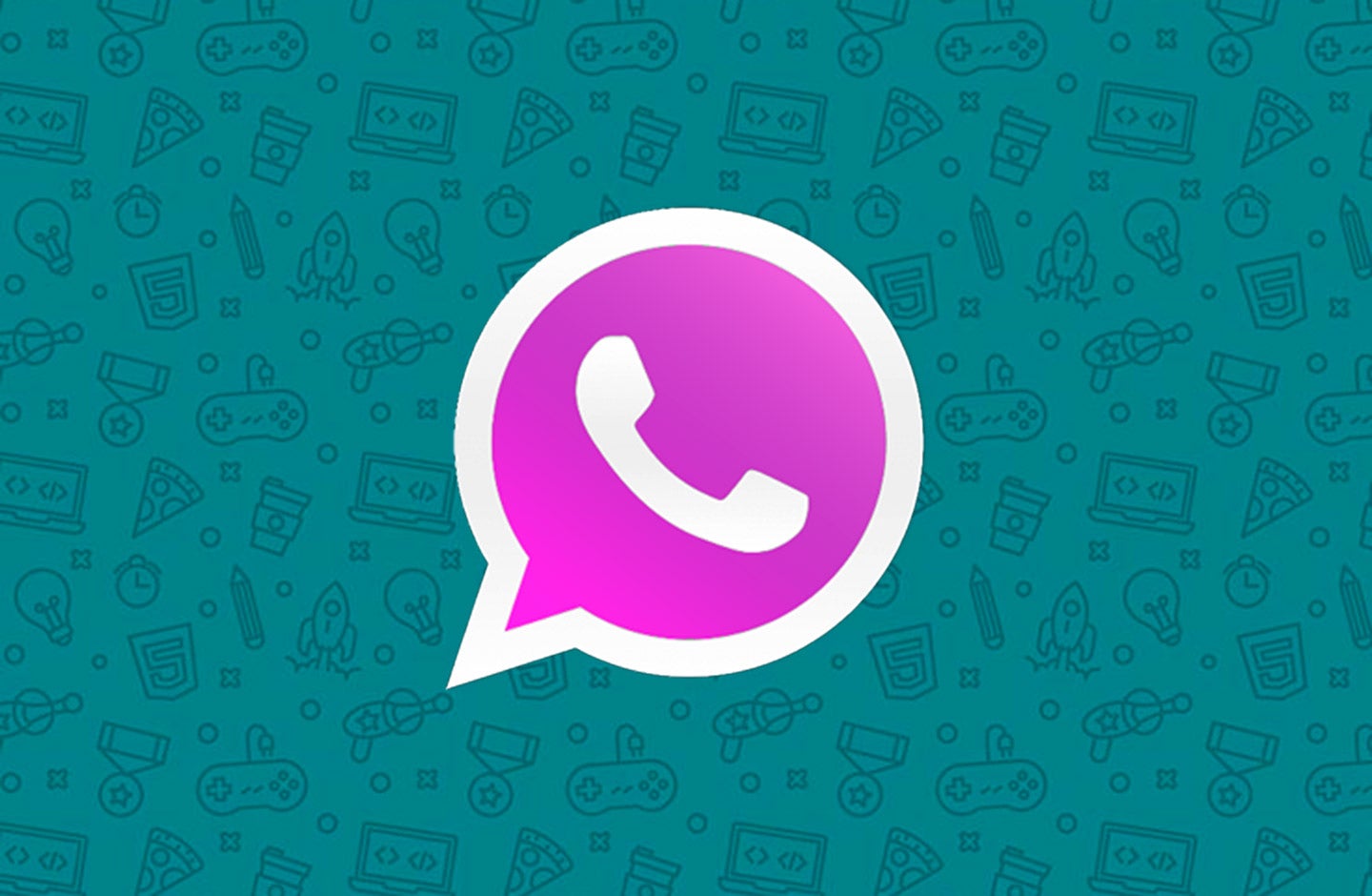 WhatsApp Pink