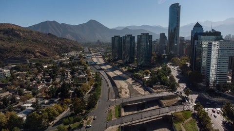 Confinamiento en Santiago de Chile