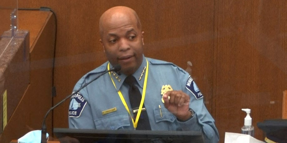 Jefe de policía de Minneapolis, Medaria Arradondo, en juicio por muerte de George Floyd
