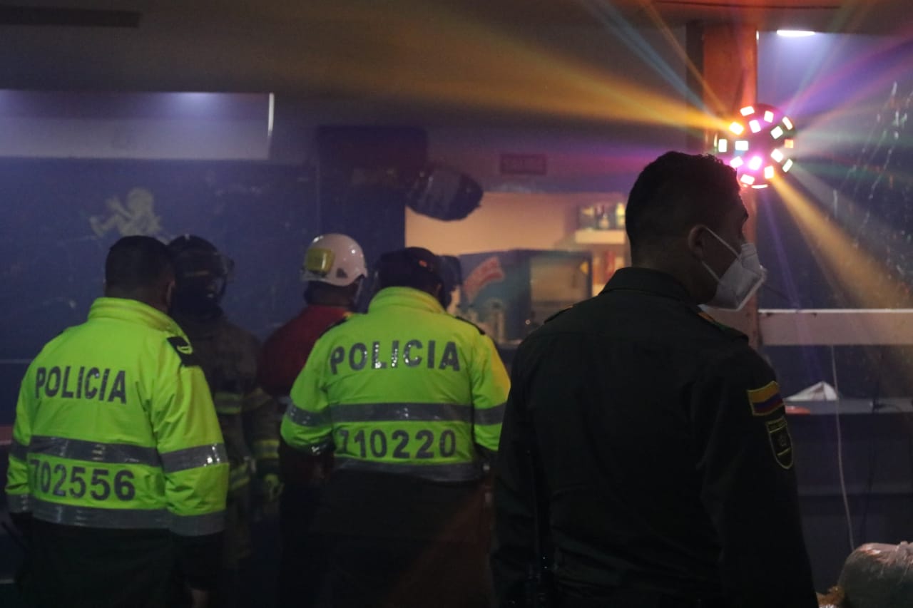Fiesta clandestina en Bogotá