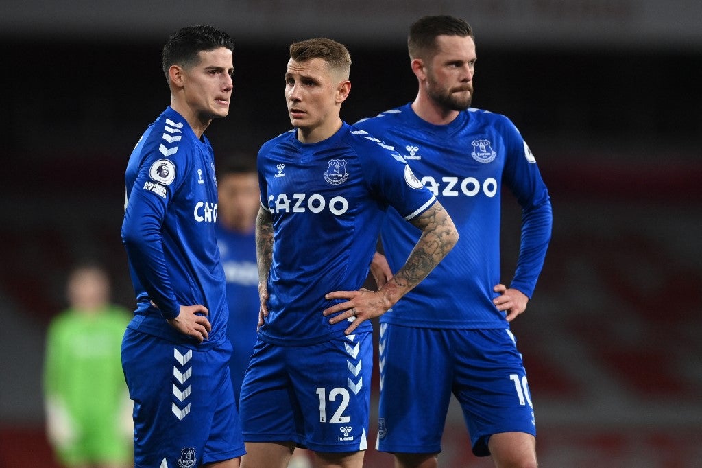 James Rodríguez, Everton, Premier League 2021