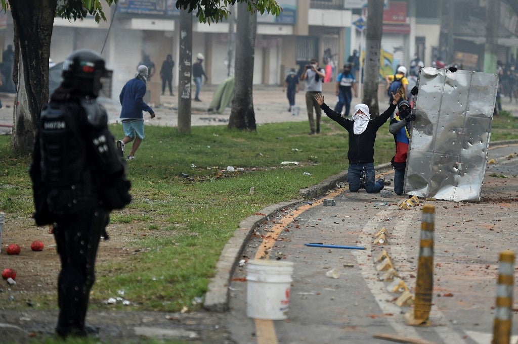 Manifestaciones y protestas en Cali, conta la reforma tributaria.