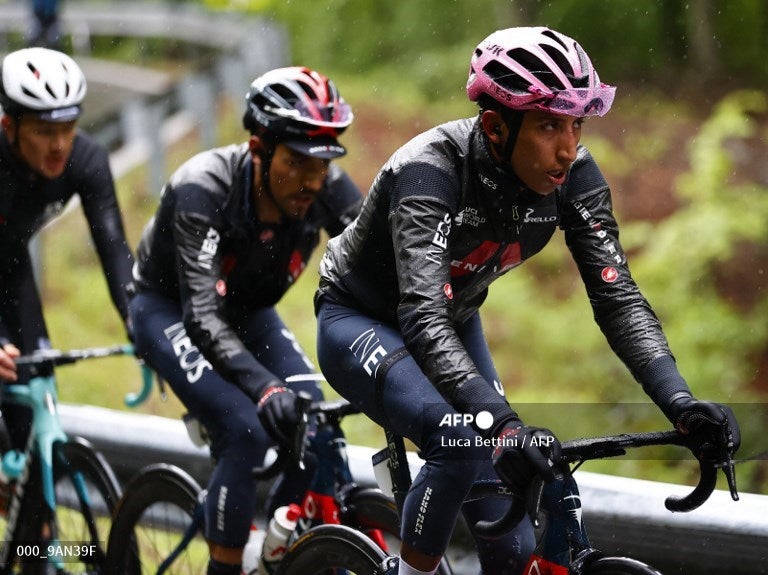 Daniel Felipe Martínez y Egan Bernal, Giro de Italia