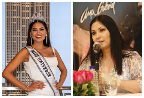 Andrea Meza, Miss Universo y Ana Gabriel son relacionadas por su parecido físico