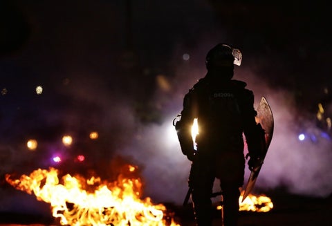 Disturbios en Bogotá
