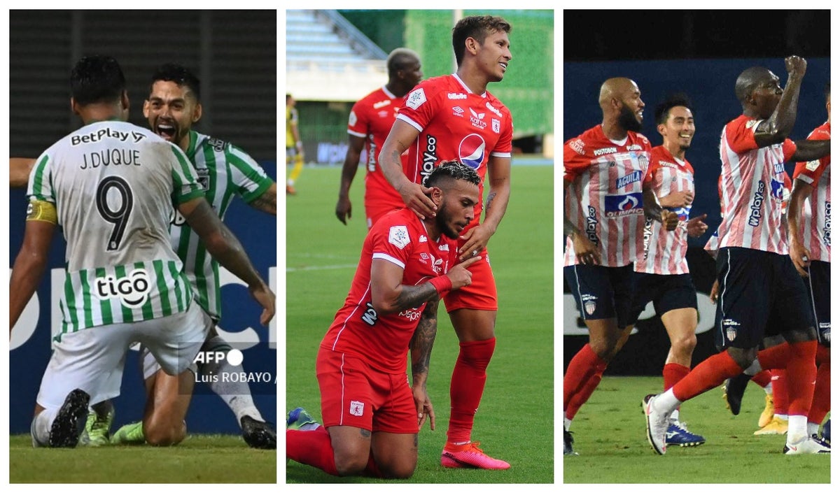 Nacional, América y Junior 2021