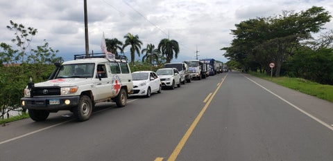 Bloqueos en vías de Colombia