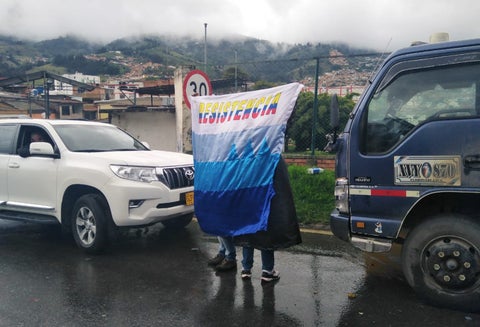 Camioneros levantaron bloqueo en Pamplona