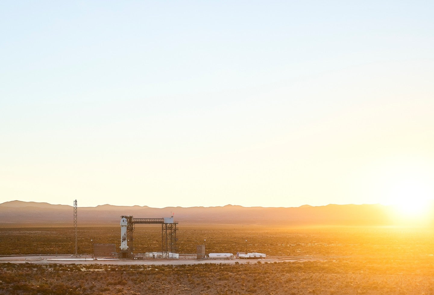 Cohete New Shepard, de Blue Origin, llevará humanos al espacio.