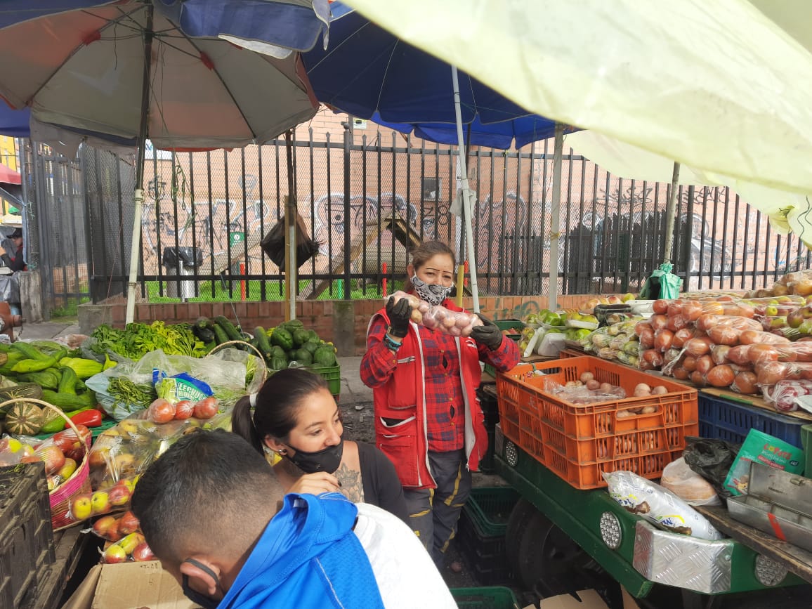 Vendedores frutas