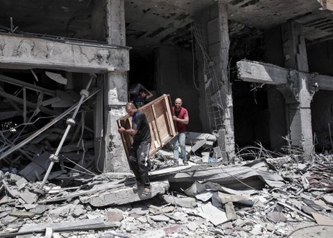 Bombardeos en Gaza