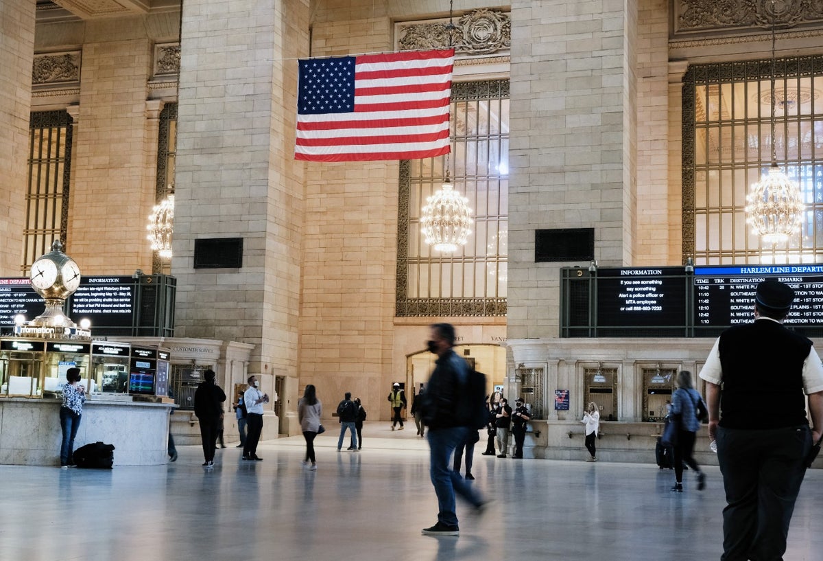 Vacunación covid en Grand Central de Nueva York