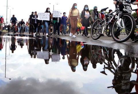 Bogotá vivió nuevas protestas en quinto día de paro nacional