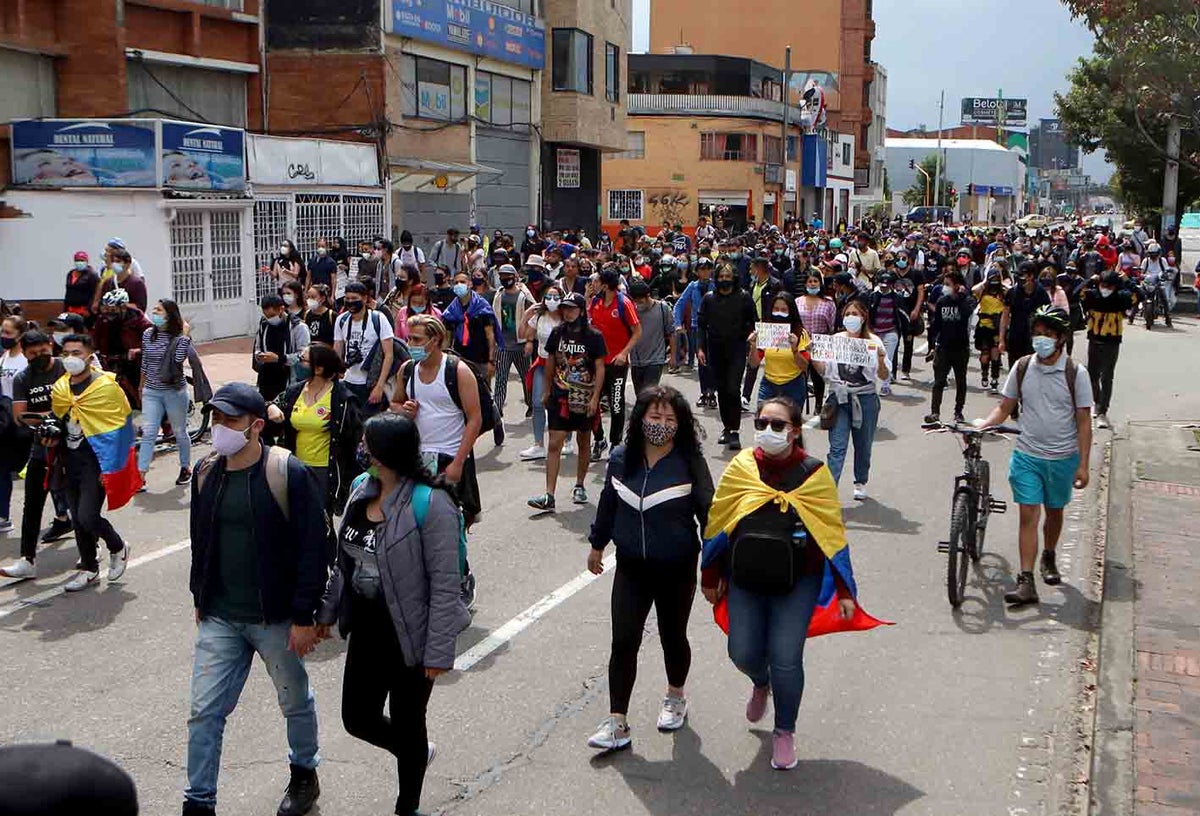 Paro nacional: quito día de manifestaciones en Bogotá