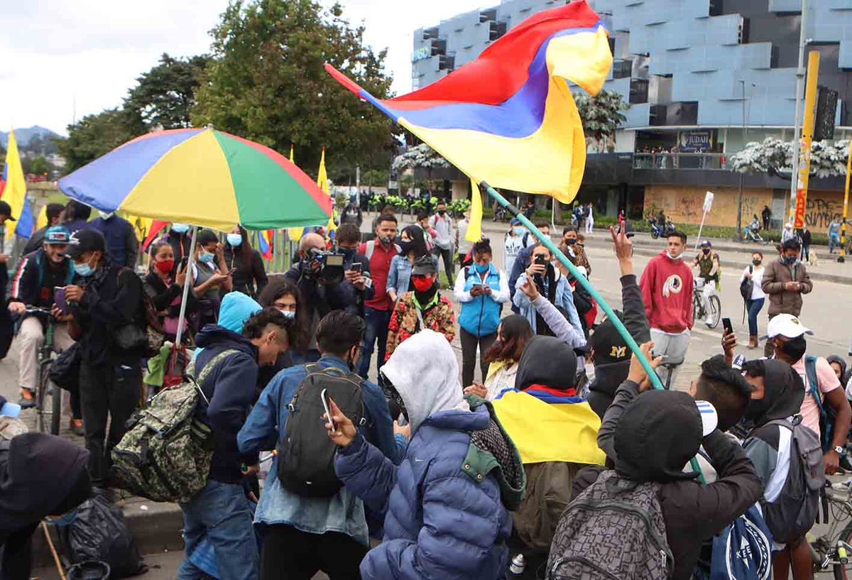 Protestas en Bogotá - bloqueos en Bogotá 12 de mayo
