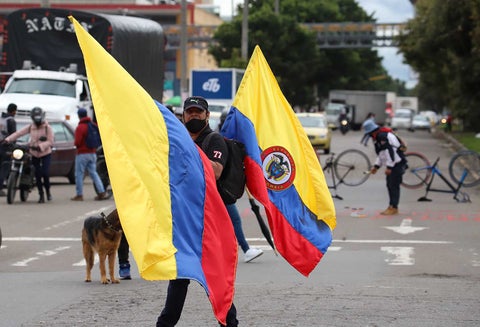 Protestas en Bogotá