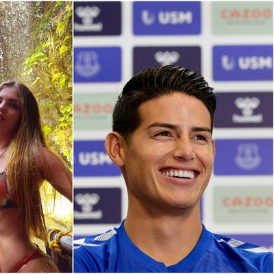 James Rodríguez y el 'me gusta' a foto de Valeria Duque