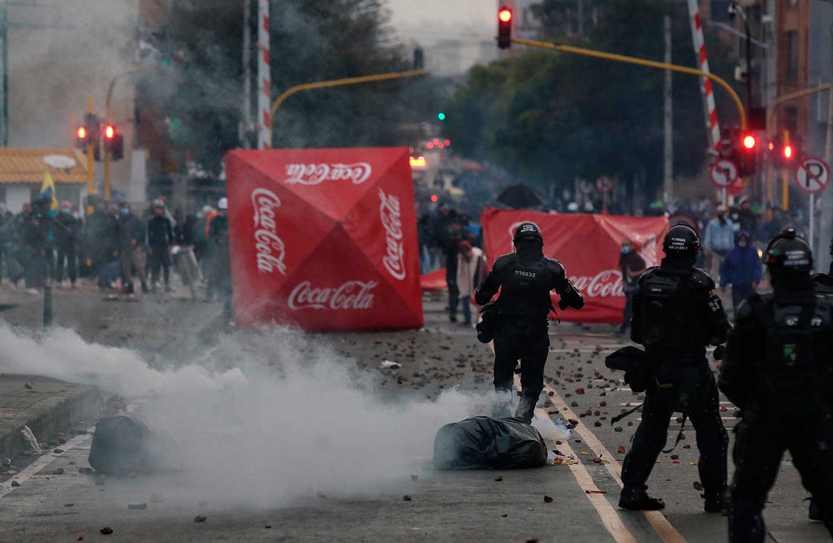 Enfrentamientos en paro nacional