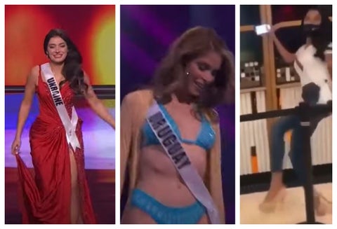 Resbalones de las candidatas en Miss Universo 2020-2021