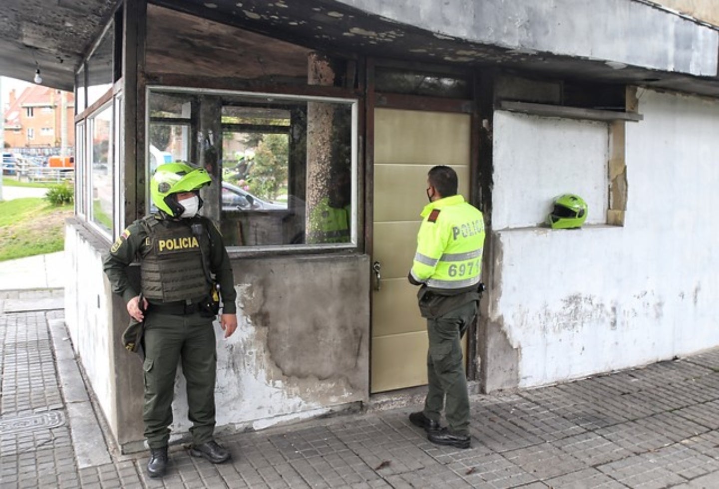 Policía perdió un ojo tras manifestaciones