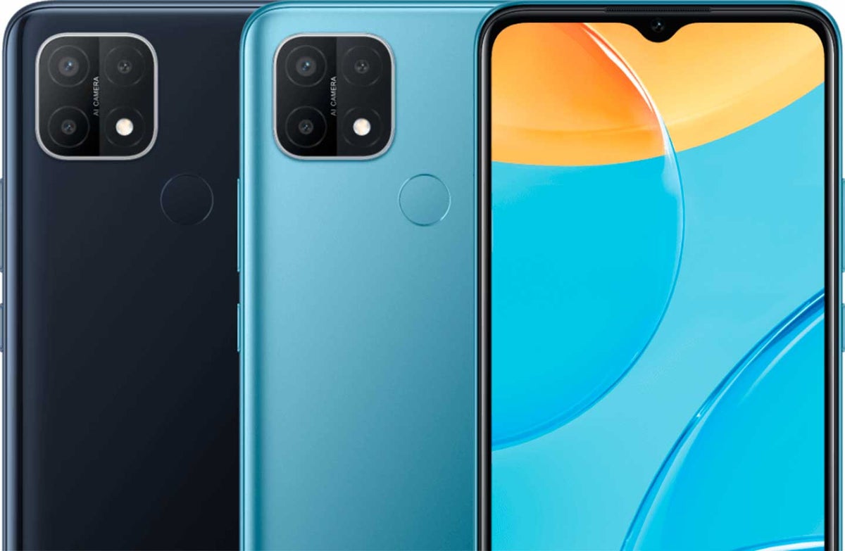 Smartphone Oppo A15, teléfono gama baja