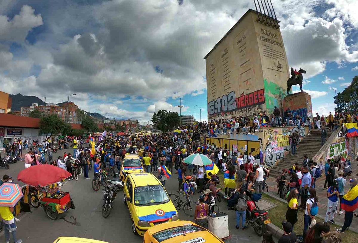 Protestas 19 de mayo en Bogotá/ paro nacional en Colombia 19 de mayo