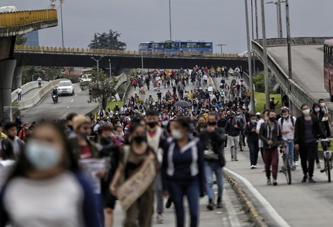 Marchas en Paro Nacional del 3 de mayo de 2021