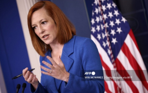 Jen Psaki, secretaria de prensa de la Casa Blanca