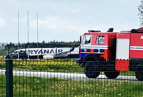 Vuelo de Ryanair desviado en Bielorrusia