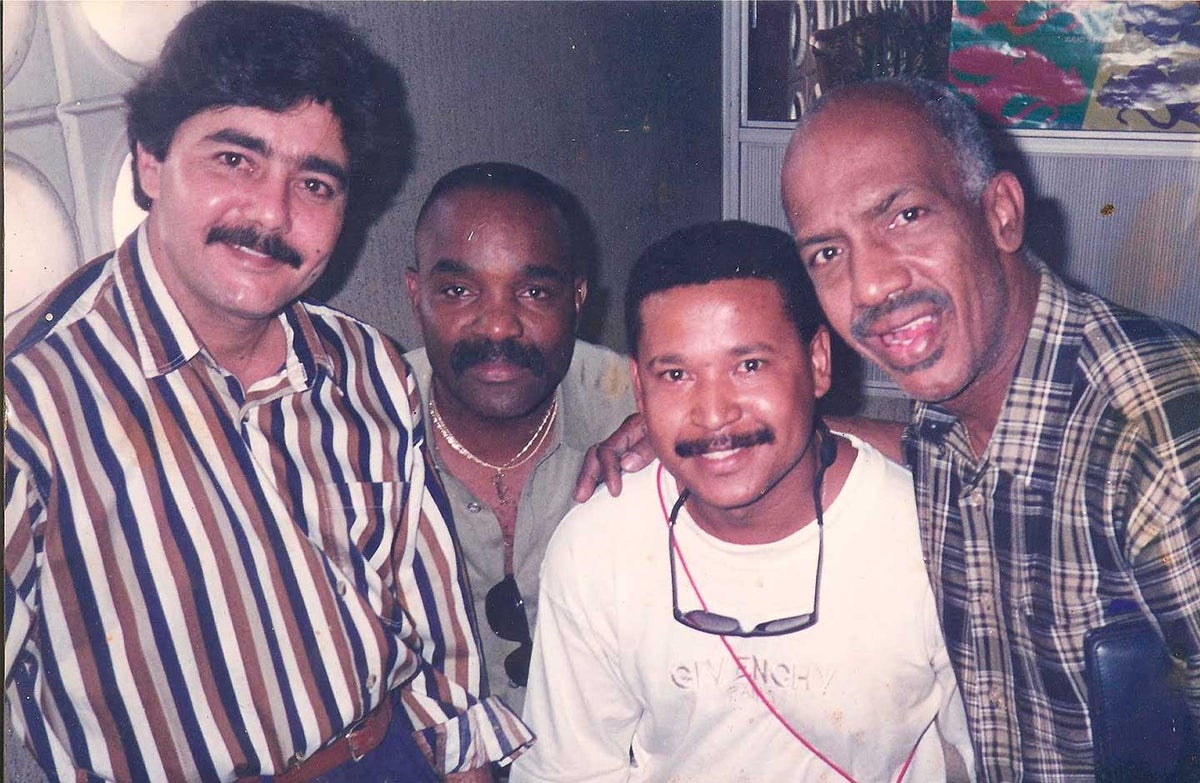 Tempo Alomar junto a Roberto Roena y Papo Sanchez